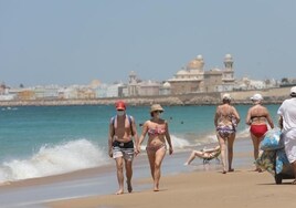 Fin de semana de levante y calor extremo con 35 grados en Cádiz capital y más de 40 en Jerez