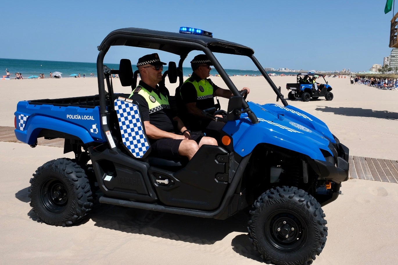 Fotos: La Policía Local vuelve a las playas de Cádiz