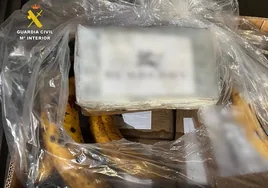 Cae una red que intentó introducir 6,5 toneladas de cocaína por Algeciras en contenedores de bananas