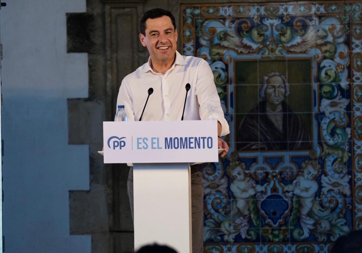 Junama Moreno en el inicio de la campaña.