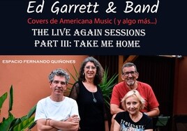 El grupo Ed Garret&Band actuará este sábado en el Espacio Literario Fernando Quiñones