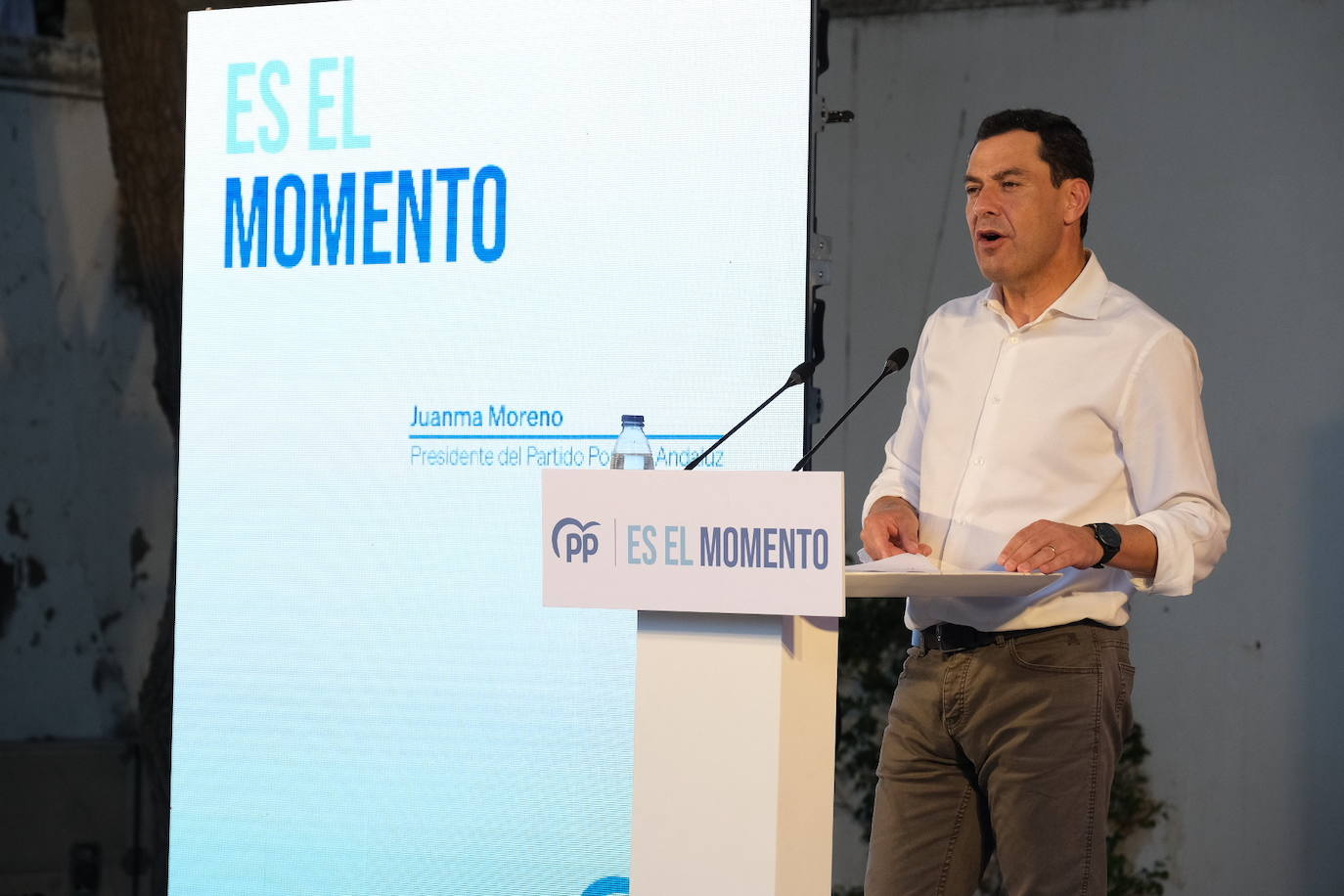 FOTOS: Juanma Moreno abre campaña en El Puerto