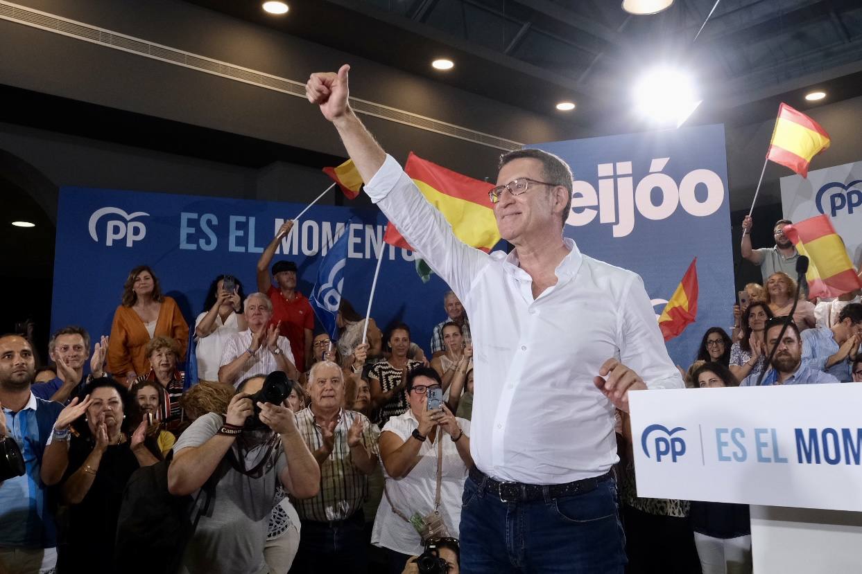 Fotos: Mitin de Feijóo en Cádiz