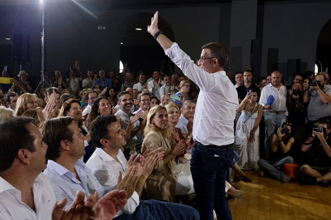 Fotos: Mitin de Feijóo en Cádiz