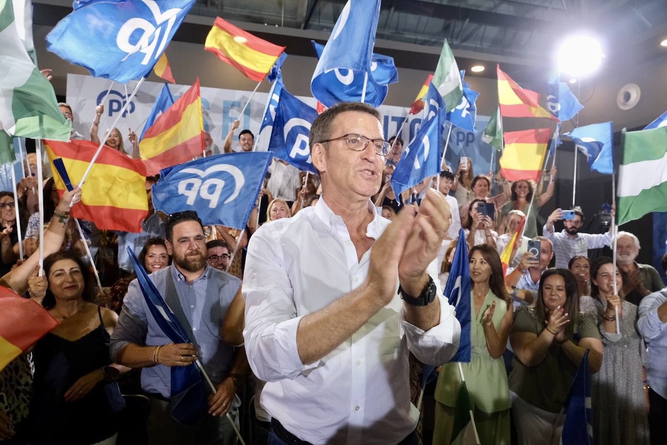 Fotos: Mitin de Feijóo en Cádiz