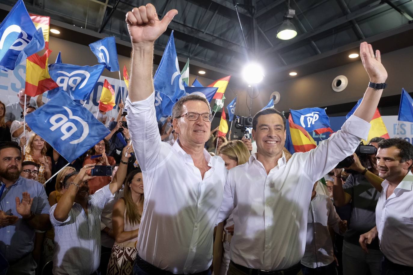 Fotos: Mitin de Feijóo en Cádiz