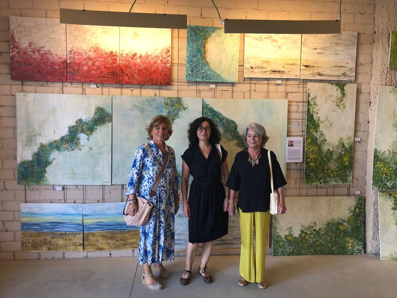 Carmen Abascal, Concha Barón y Lola Fernández Purón