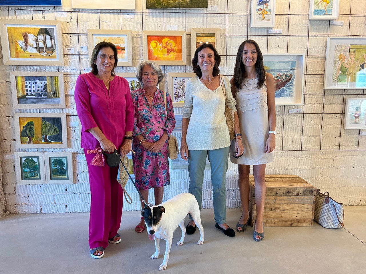 Riqui Velarde, Lola Carmen Fernández Purón, Covi Molina y Katia Maccarone