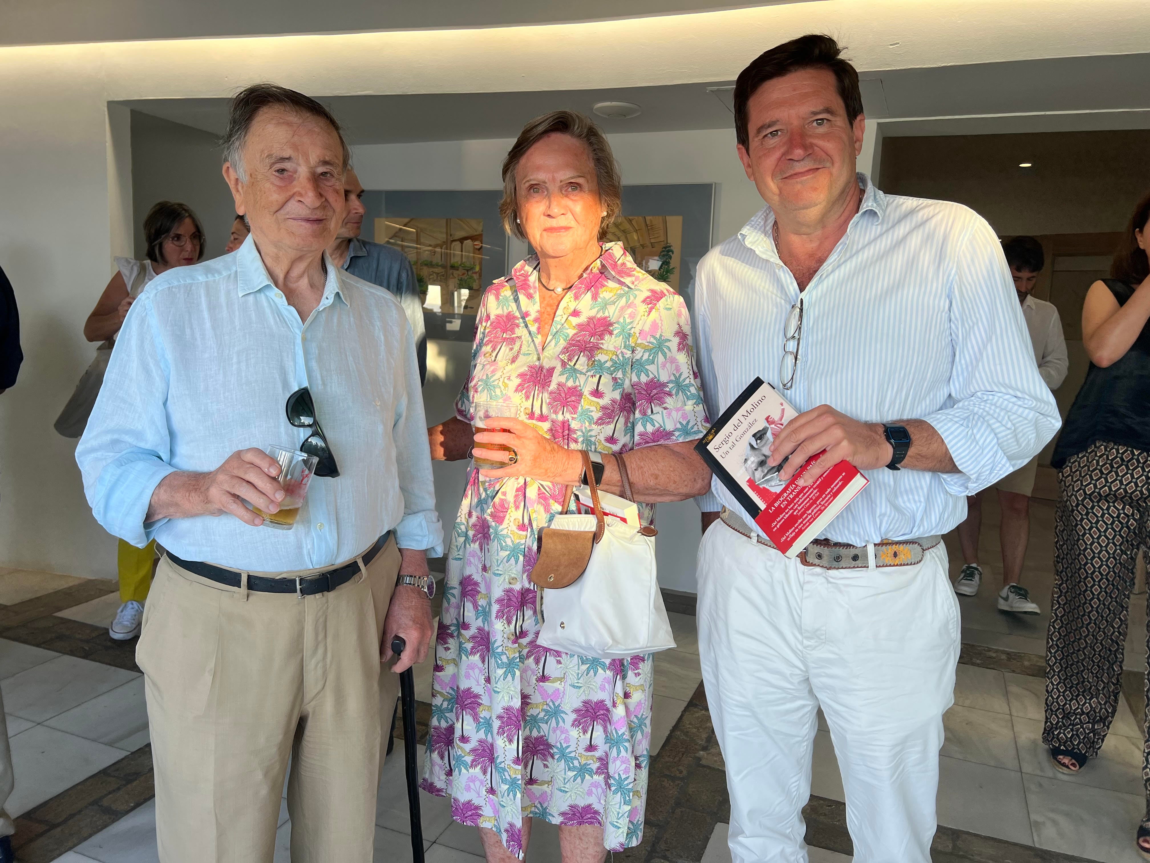 Ernesto Cañedo, Ricky van Kretschmar y Enrique García-Máiquez