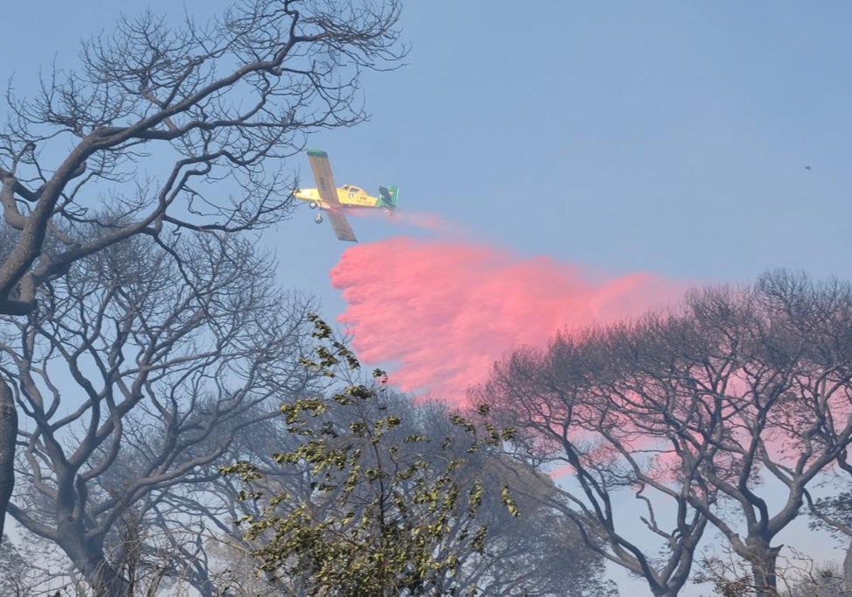 La Guardia Civil cortará los dos puentes de acceso a Cádiz capital hasta controlar el incendio de Puerto Real