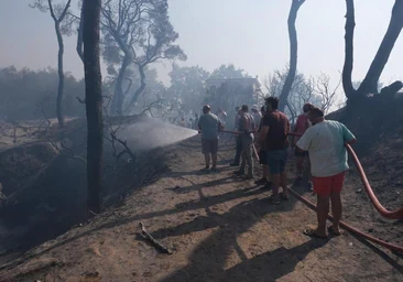 La Junta reconoce que «todo apunta» a que el incendio de Puerto Real ha sido intencionado