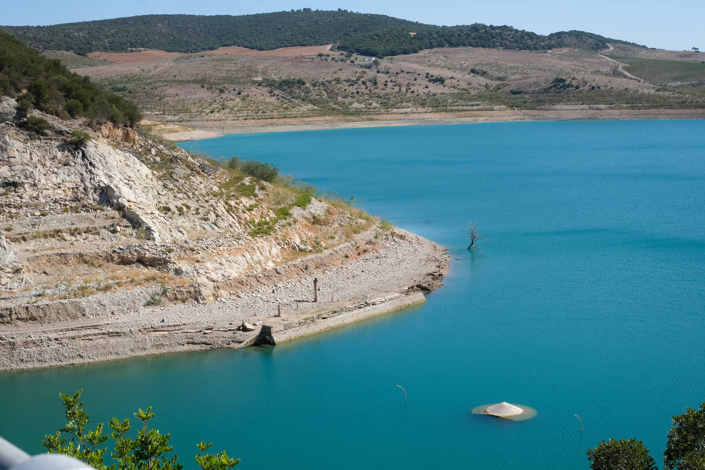 Fotos: El alarmante estado del embalse de Guadalcacín