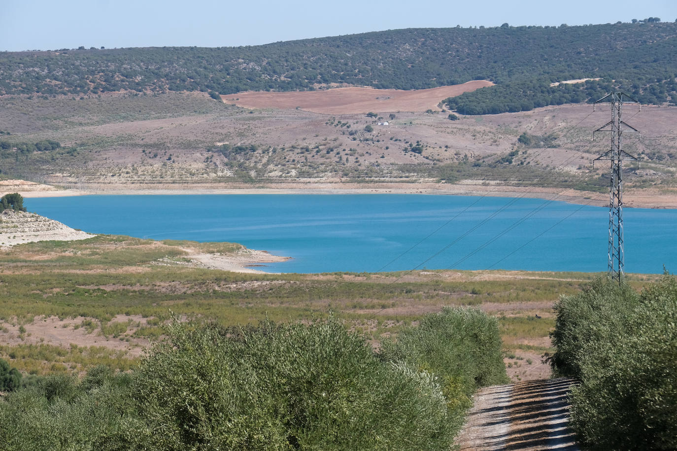 Fotos: El alarmante estado del embalse de Guadalcacín