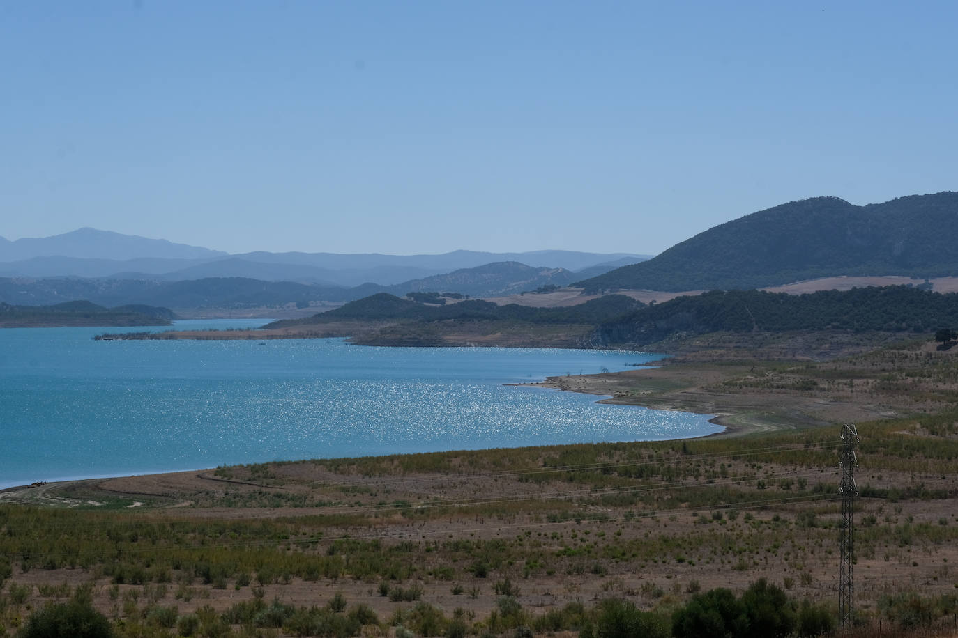 Fotos: El alarmante estado del embalse de Guadalcacín