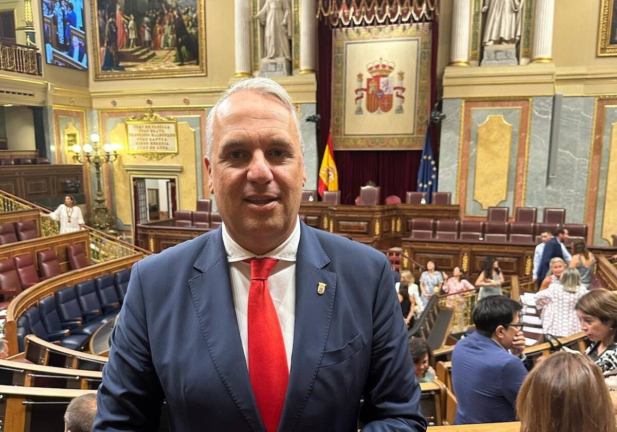 Juan Carlos Ruiz Boix, ayer en el Congreso de los Diputados