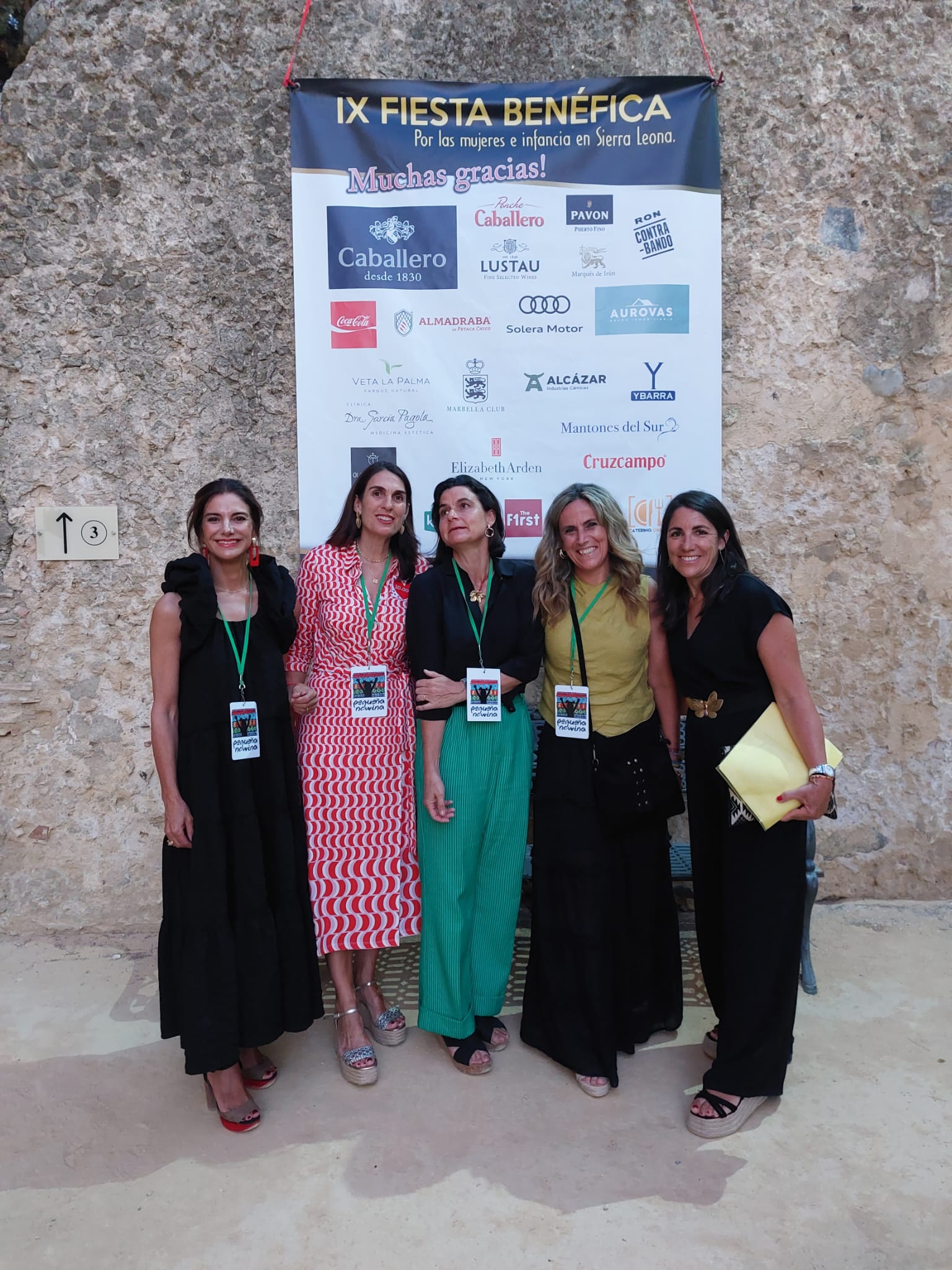 De Izquierda a derecha: María José Rábago del Rio, Oliva Andrada, Blanca Briales, Cristina Martínez Caballero y Marta Bedoya