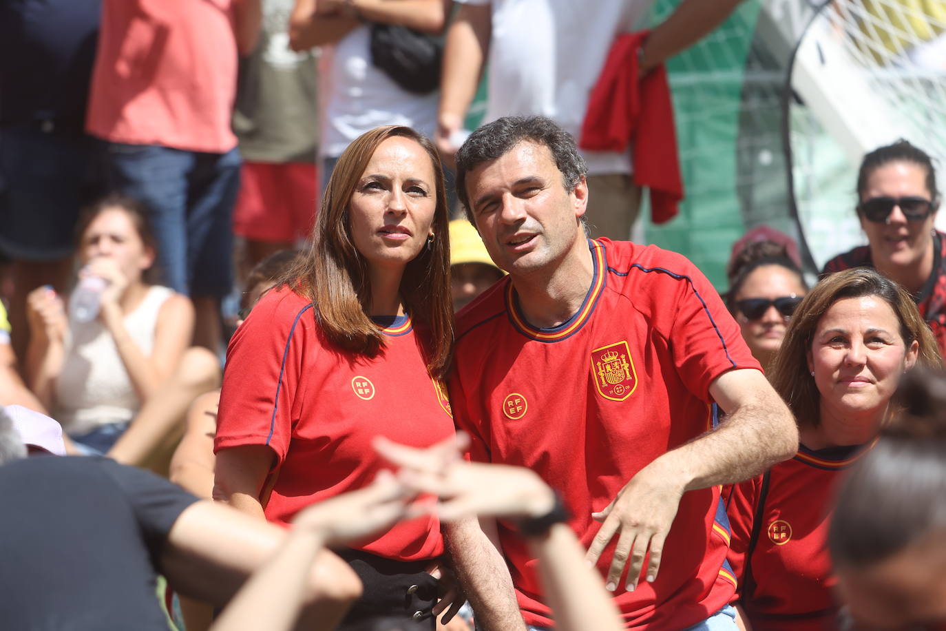 Fotos: Cádiz apoya a la Selección femenina en la &#039;Fan Zone&#039;