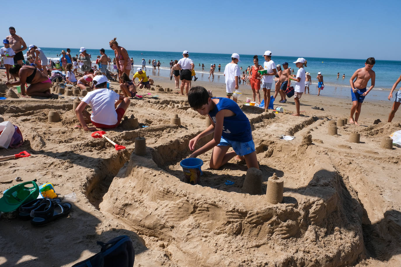 Fotos: el concurso de castillos de arena en la playa de Cádiz