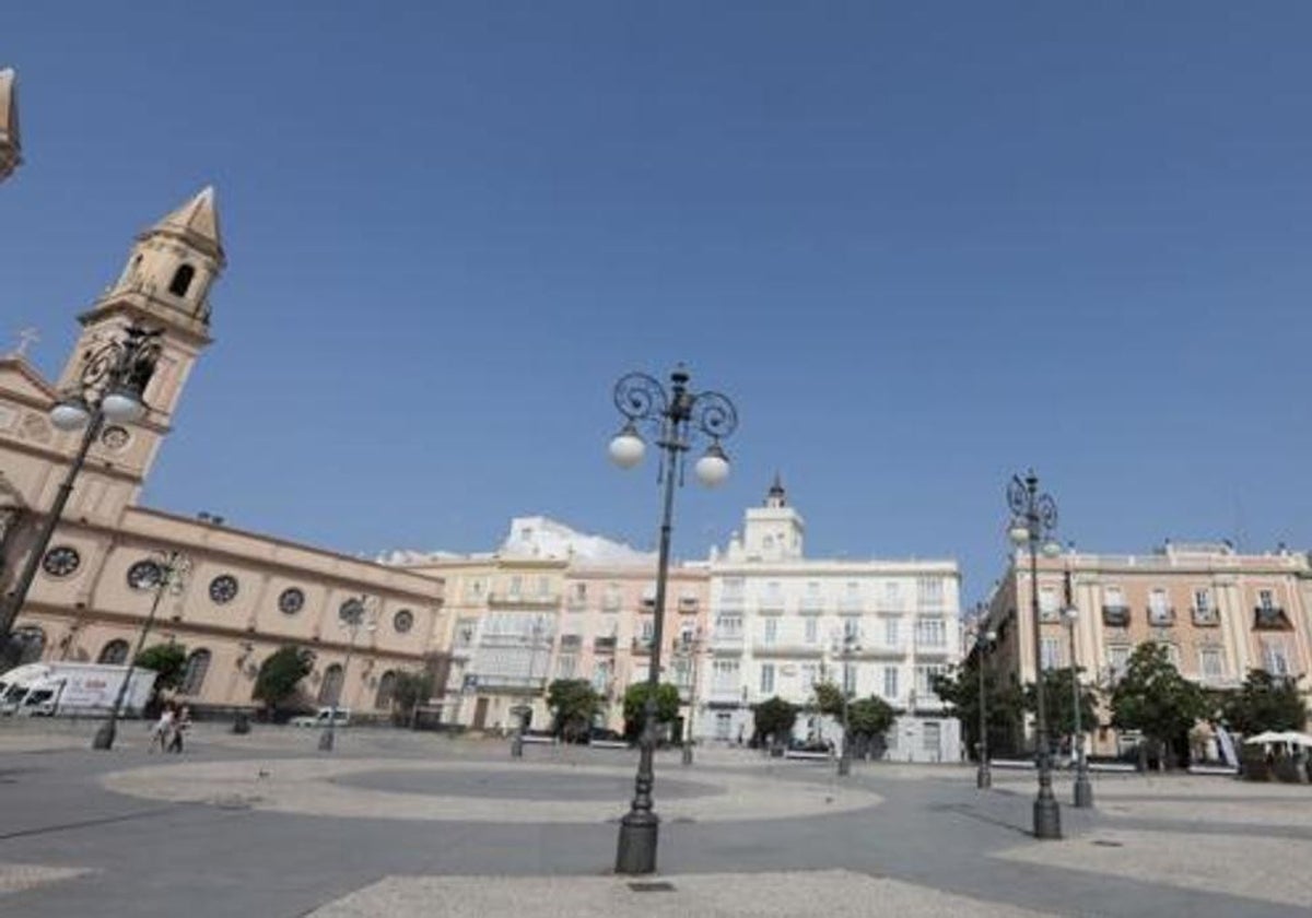 La plaza de San Antonio de Cádiz