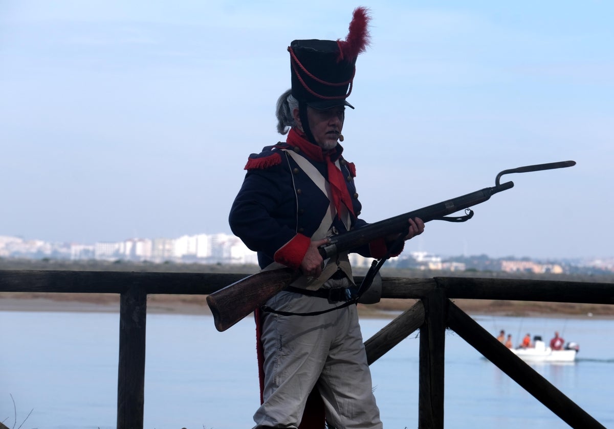 Recreación de la Batalla del Trocadero