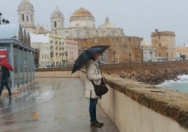 Dana en Cádiz: Aviso naranja por lluvias en el litoral