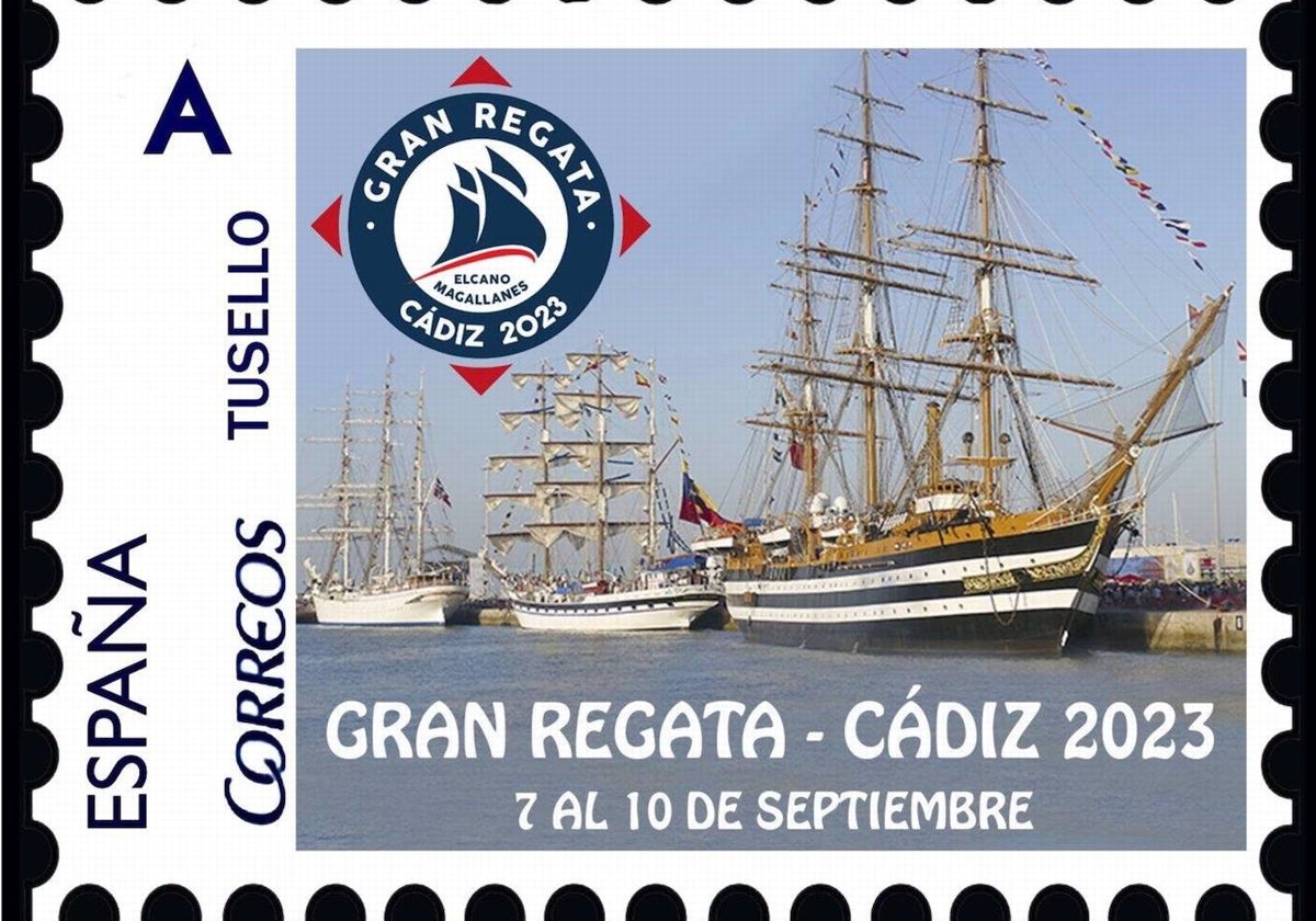 Correos en Cádiz acoge una exposición filatélica con motivo de la Gran Regata