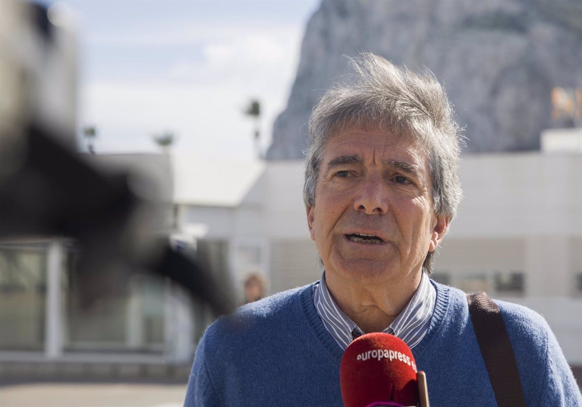 El portavoz de la asociación de trabajadores españoles en Gibraltar, Juan José Uceda,