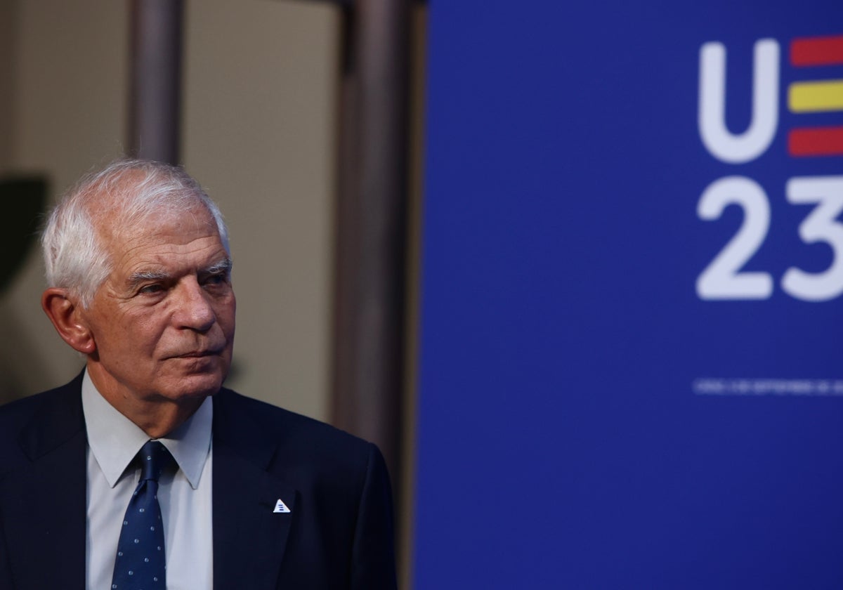 Josep Borrell, en el Palacio de Congresos de Cádiz.