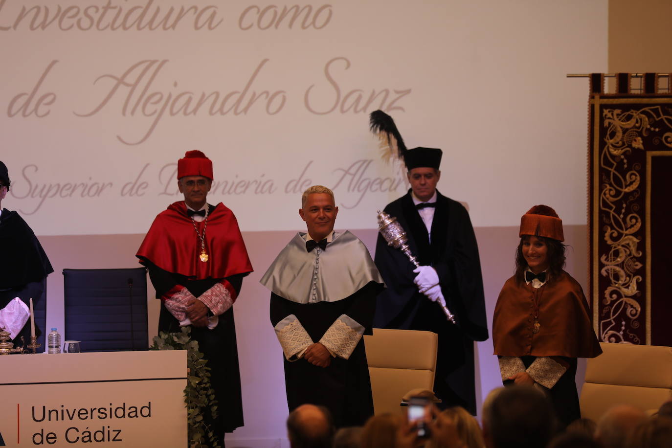 Fotos: Alejandro Sanz es investido doctor Honoris Causa de la Universidad de Cádiz