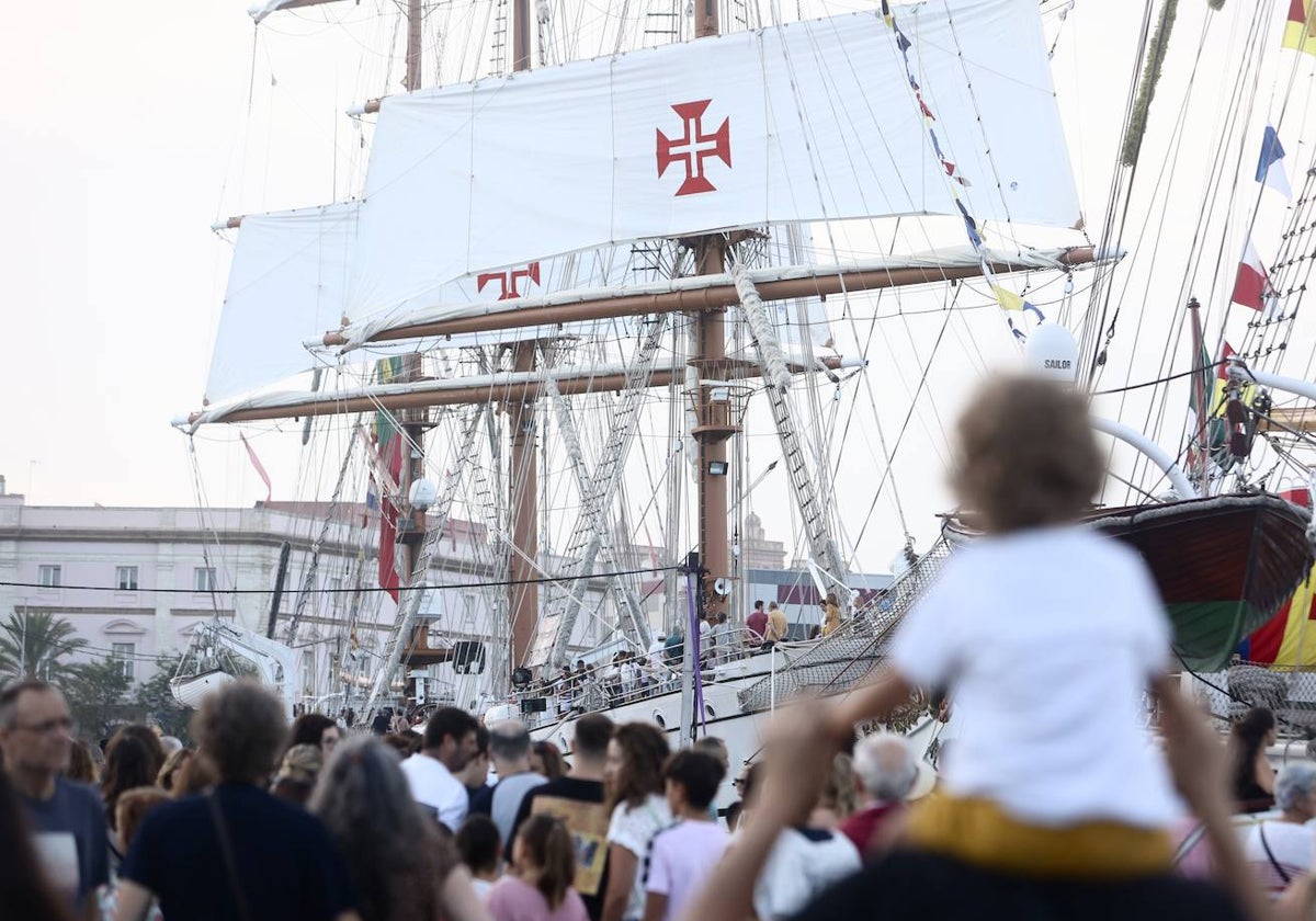 Primera jornada de la Gran Regata en Cádiz.