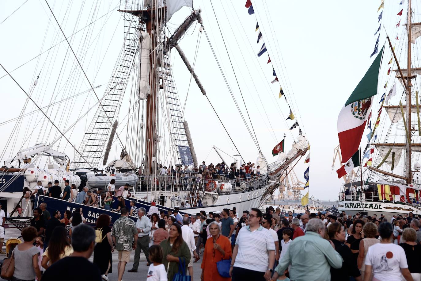 Fotos: Primer día de la Gran Regata en el muelle de Cádiz