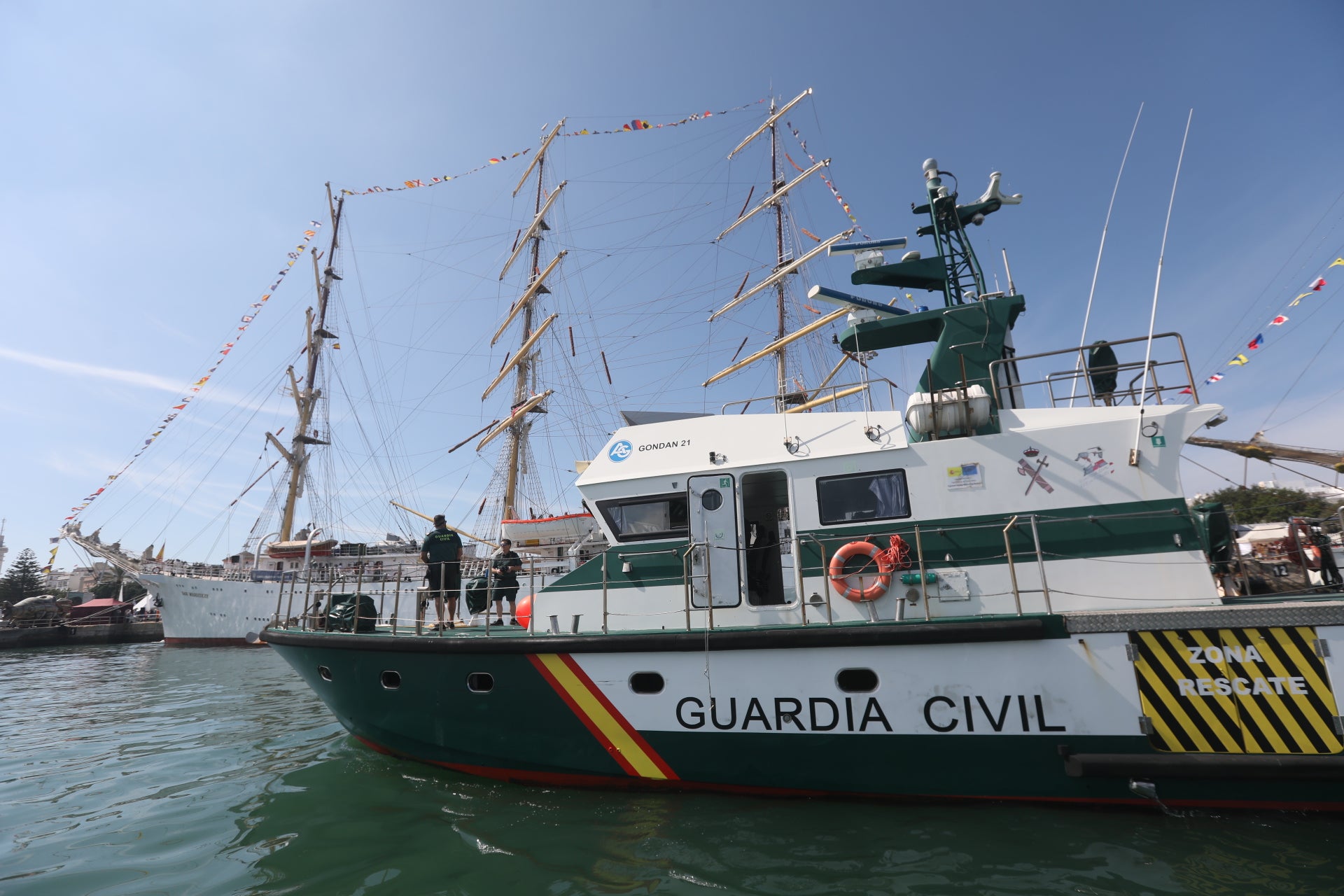 Fotos: Así trabaja el Servicio Marítimo de la Guardia Civil en la Gran Regata
