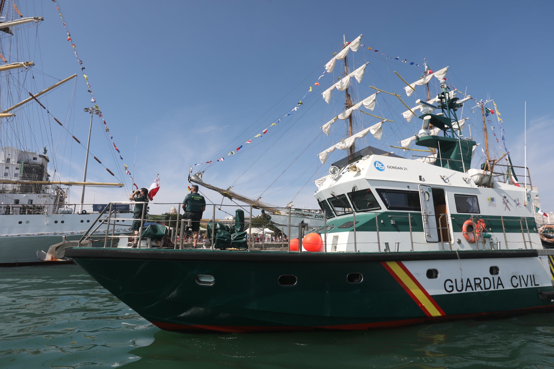 Fotos: Así trabaja el Servicio Marítimo de la Guardia Civil en la Gran Regata