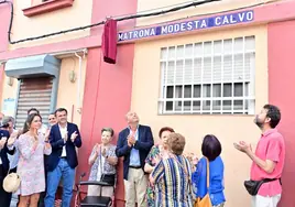 La Matrona Modesta Calvo ya tiene su calle en Cádiz