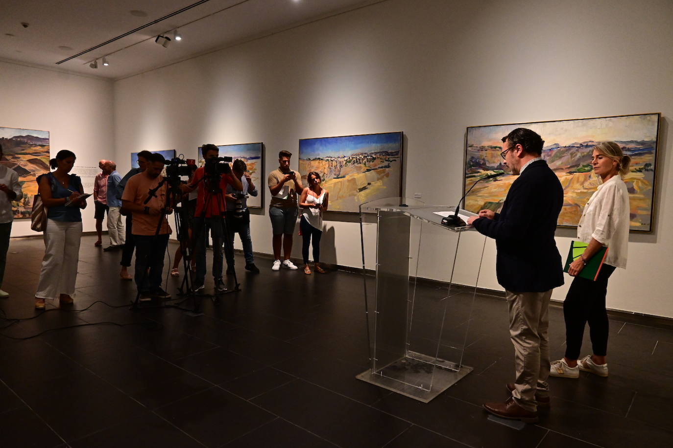 Fotos: Fundación Unicaja acoge una completa retrospectiva de Enrique Greissing