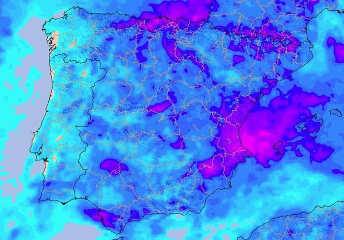 La DANA activa el aviso amarillo por lluvias y tormentas en la provincia de Cádiz