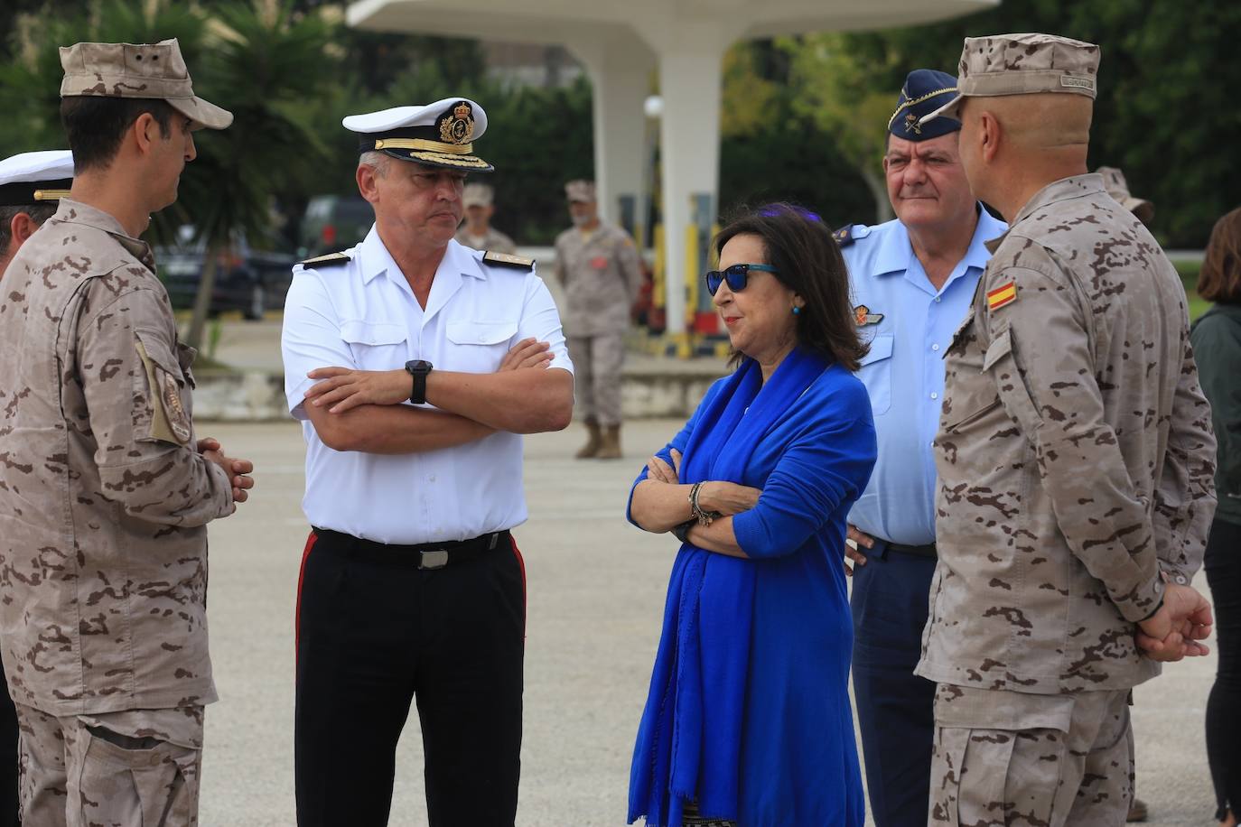 Fotos: Visita de Margarita Robles al Real Observatorio y al &#039;Tercio de la Armada&#039; de San Fernando