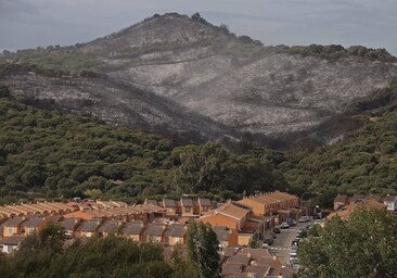 Extinguido el incendio forestal de Algeciras, que afectó a unas 164 hectáreas