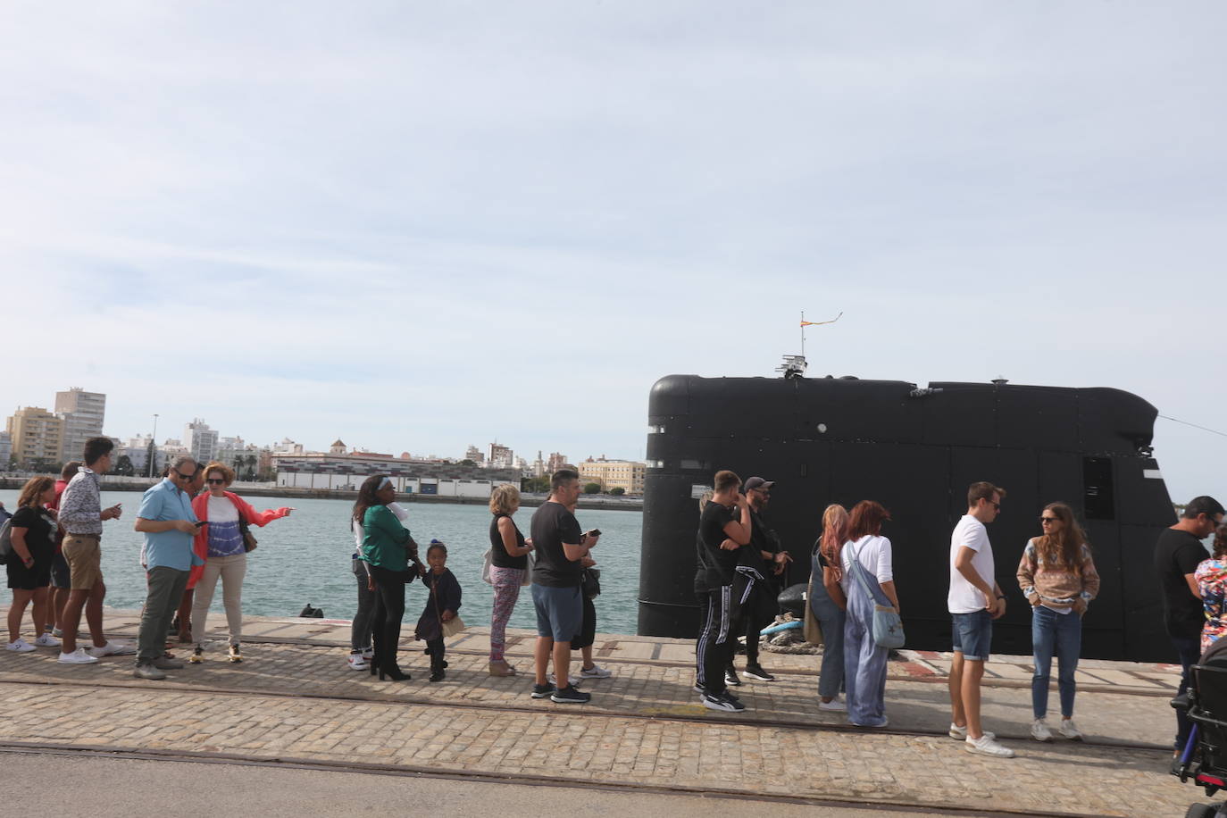 Fotos: El submarino de la Armada, &#039;Galerna&#039;, llega a Cádiz