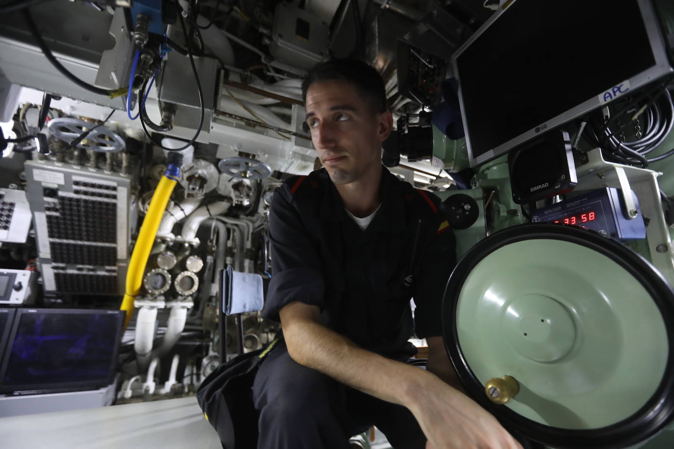 Fotos: El submarino de la Armada, &#039;Galerna&#039;, llega a Cádiz