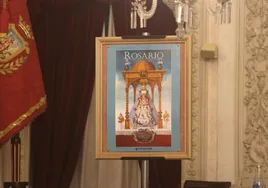 Una mirada al pasado en el cartel de la Virgen del Rosario