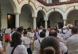 Vídeo: El estreno de la marcha Eterno Capataz, dedicada a Juan Pidre