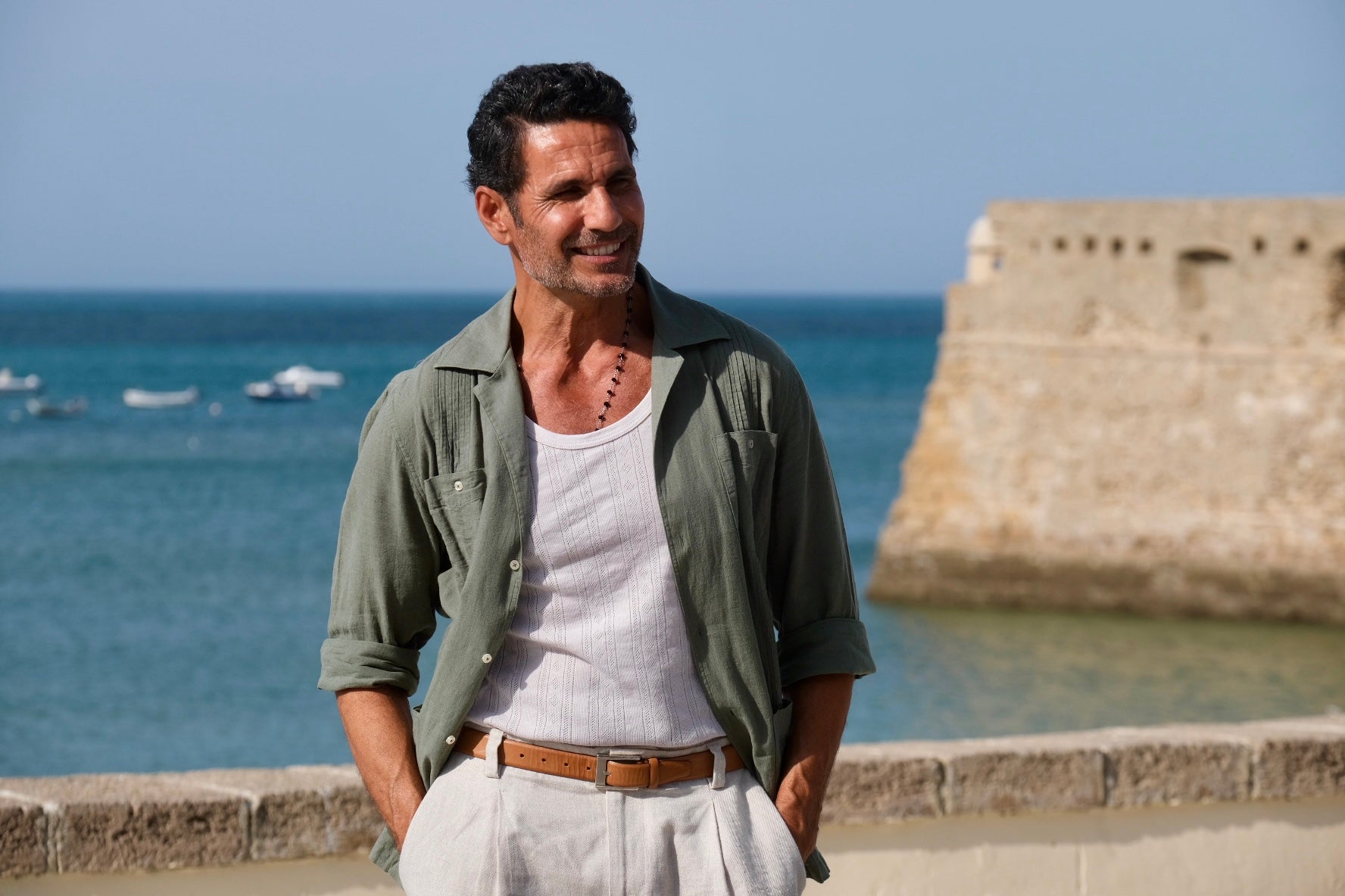 Todas las imágenes del photocall en La Caleta: José Coronado, Óscar Higares, Luis Merlo