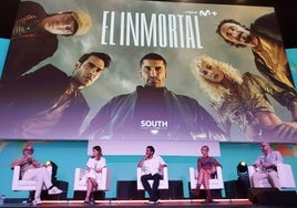 'El Inmortal', Álex García: «¡Cuánta gente para ver sólo un tráiler!»