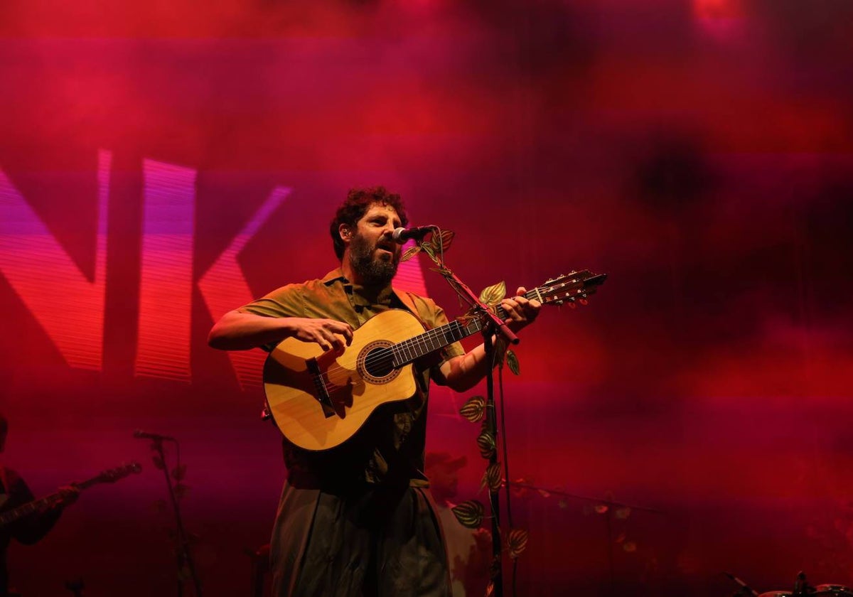 El Kanka en un concierto del pasado verano en Chiclana.