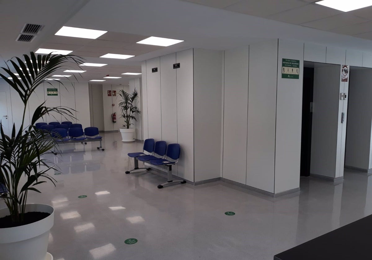 Interior de un Centro de Salud de la provincia.