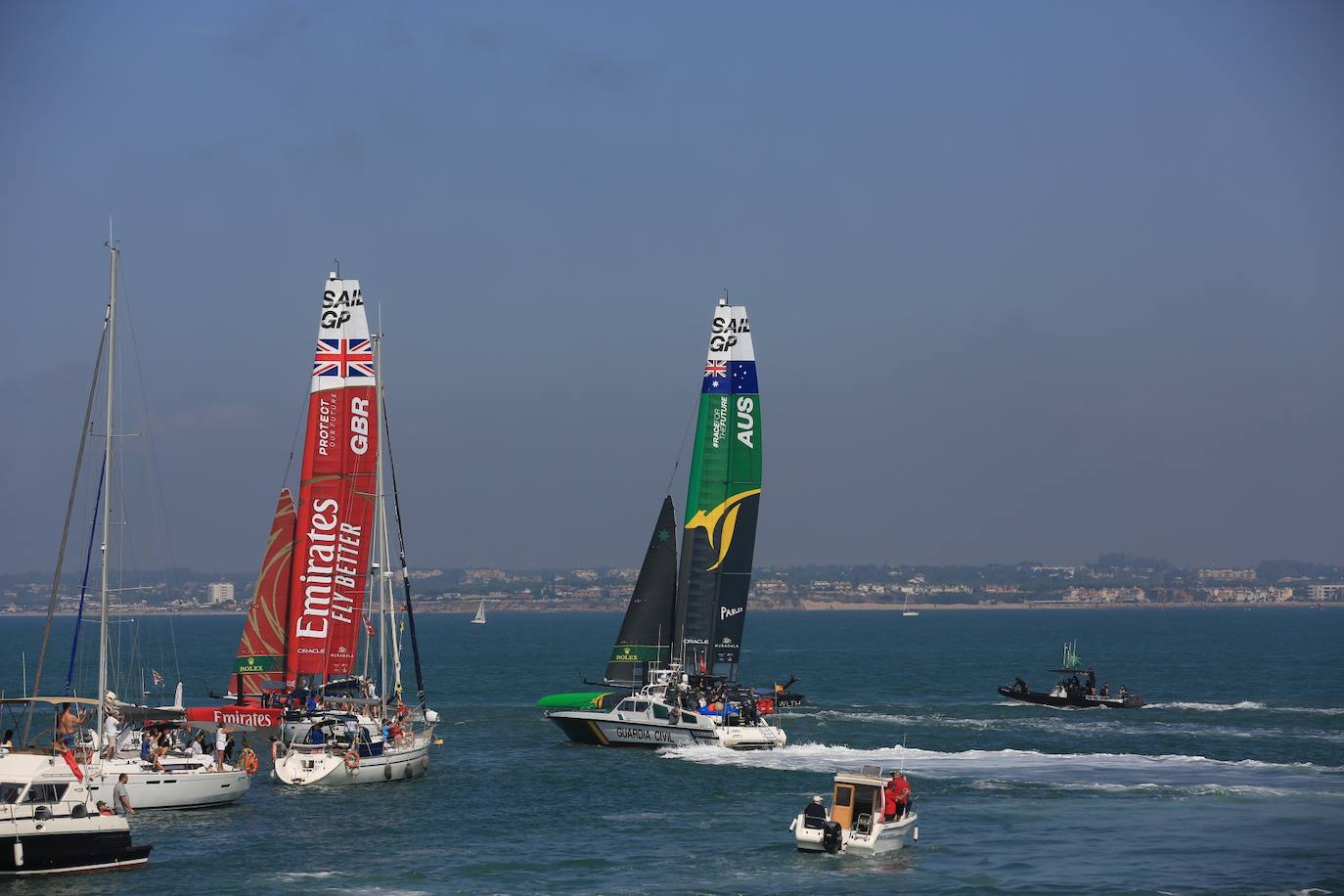 Fotos II: Sábado de SailGP por las calles de Cádiz