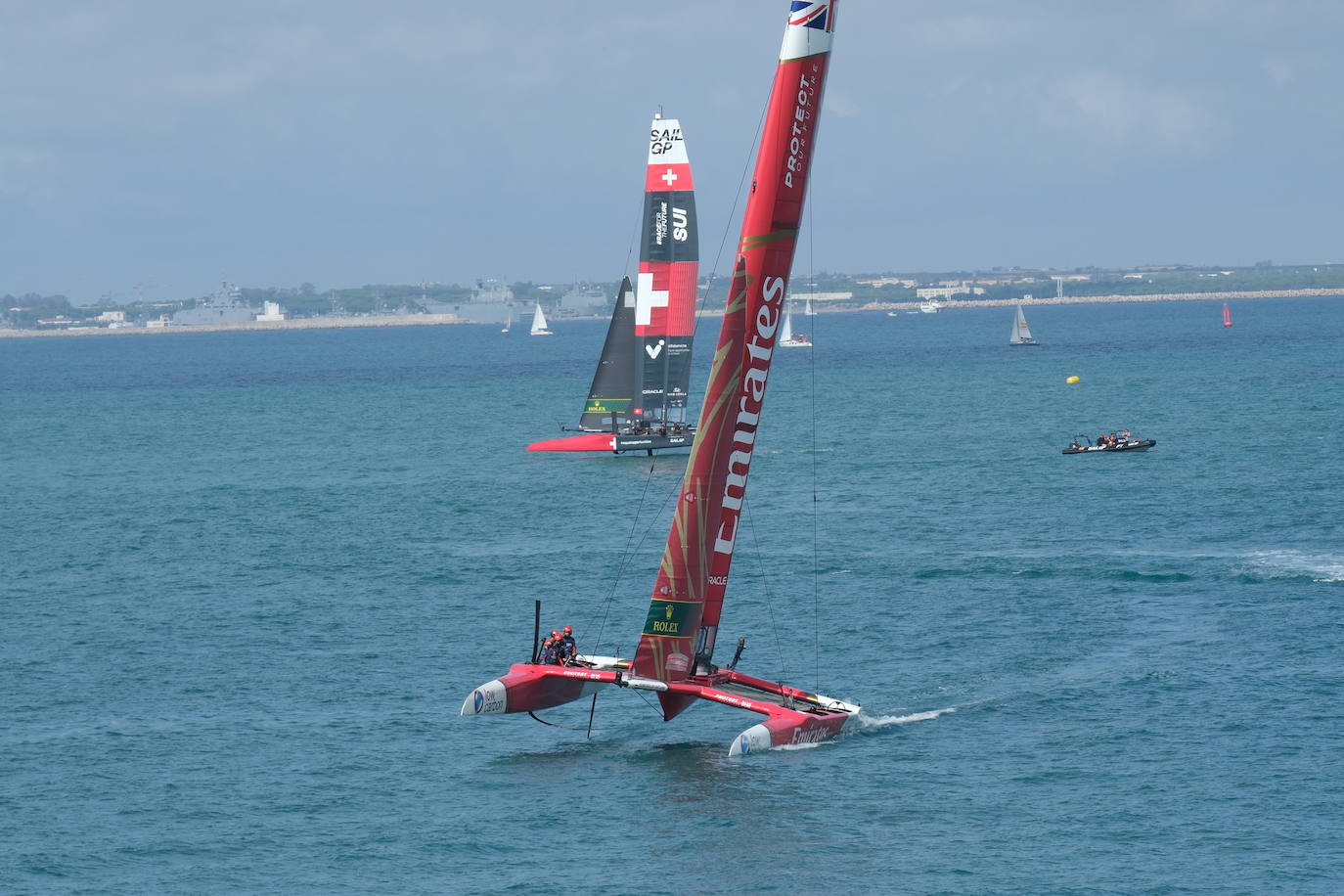 Fotos: Así ha sido la última jornada de SailGP en Cádiz