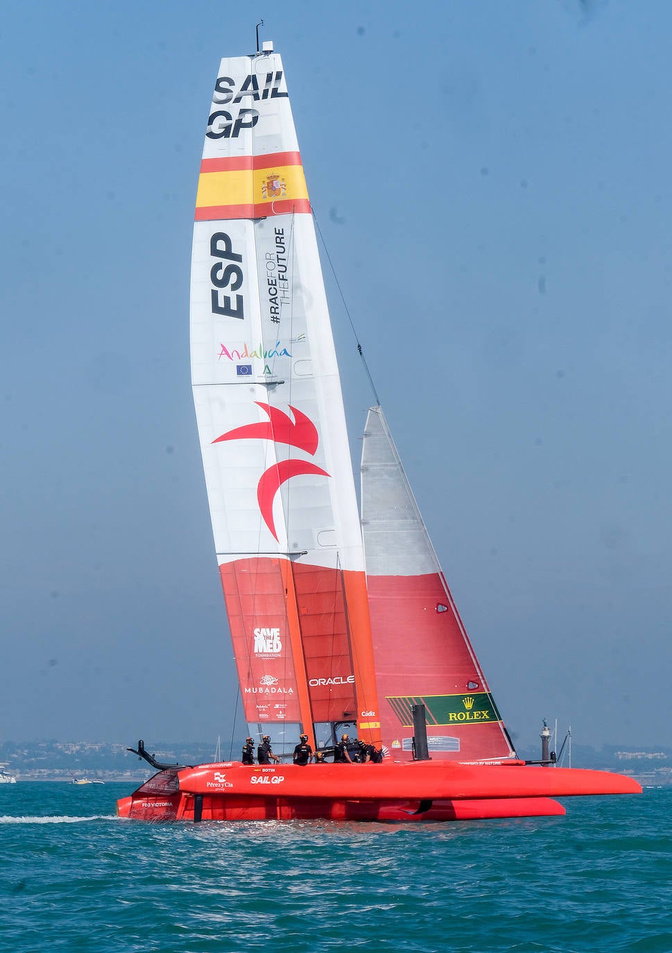 Fotos: Así ha sido la primera jornada de SailGP en Cádiz