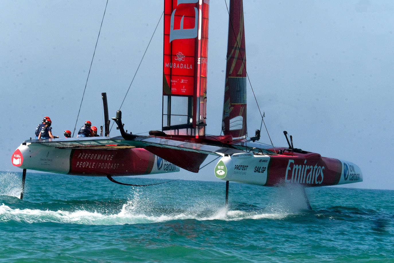 Fotos: Así ha sido la primera jornada de SailGP en Cádiz